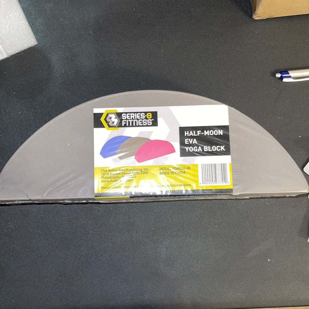 Half moon yoga block